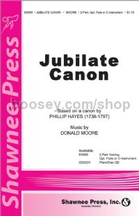 Jubilate Canon for 2-part voices