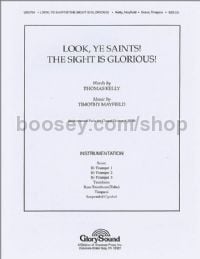 Look Ye Saints, the Sight is Glorious for brass & timpani (score & parts)