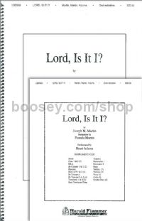 Lord, is it I? (from Song of the Shadows) - orchestra (score & parts)