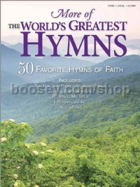 More of the World's Greatest Hymns for piano, vocal & guitar