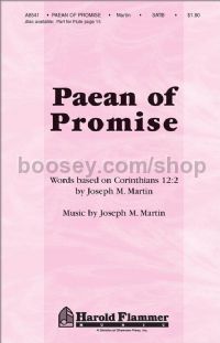 Paean of Promise for SATB & flute