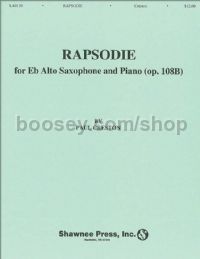 Rapsodie for alto saxophone & piano