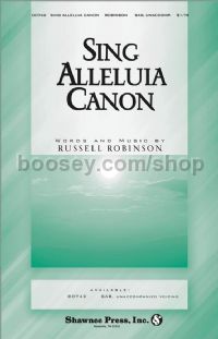 Sing Alleluia Canon for SAB a cappella