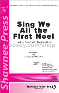 Sing We All the First Noel for SATB choir