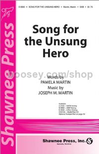 Song for the Unsung Hero for SAB choir