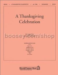 A Thanksgiving Celebration - brass & percussion (set of parts)