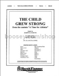 The Child Grew Strong from a Time for Alleluia - orchestration (score & parts)