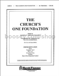 The Church's One Foundation - brass instruments & percussion (set of parts)
