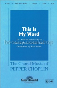 This is My Word for SATB choir