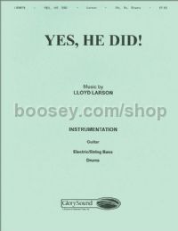Yes, He Did! - guitar, bass & drums (set of parts)