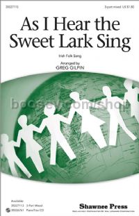 As I Hear the Sweet Lark Sing for 3-part voices