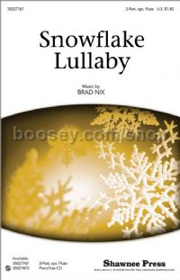 Snowflake Lullaby for 2-part voices & flute