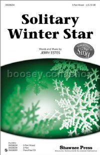 Solitary Winter Star for 3-part voices