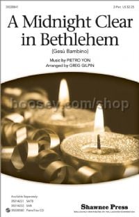 A Midnight Clear in Bethlehem for 2-part voices