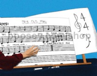 Hal Leonard Erasable Music Chart Boards (6)