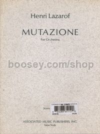 Mutazione (1967) Full Score