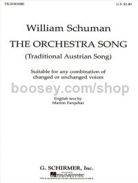 Orchestra Song The Austrian Song - 4-Part Any Combination