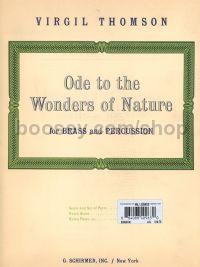 Ode To The Wonders Of Nature (Brass & Percussion Parts)
