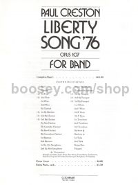 Liberty Song 76 Op. 107 - Concert Band (Full Score)