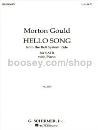 Hello Song Piano From The Bell System Ride - SATB