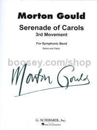 Serenade Of Carols (3rd Movement) - Concert Band (Score And Parts)