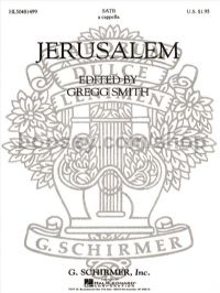 Jerusalem A Cappella for Chorus With Solo Quartet - SATB