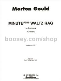 Minute Plus Waltz Rag (Full Score)