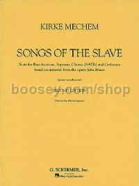 Songs Of The Slave - Bass/Baritone & SATB Chorus