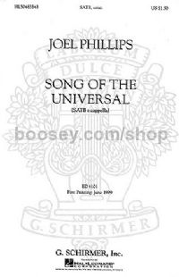 Song Of The Universal - SATBB A Cappella