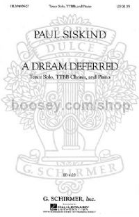 A Dream Deferred - TTBB