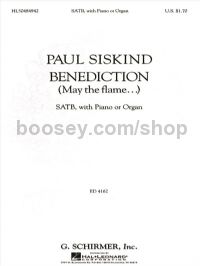 Benediction (May The Flame) - SATB & Piano or Organ