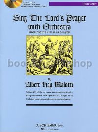 Sing The Lord's Prayer With Orchestra Eb High (Book & CD)