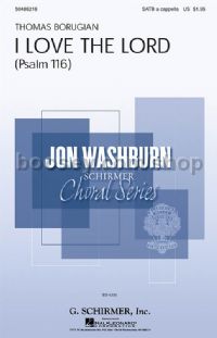 I Love The Lord Psalm 116 (Ed. Washburn, Jon) - SATB
