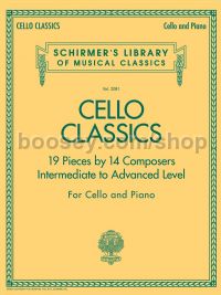 Cello Classics intermediate/advanced cello/pf