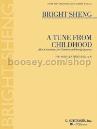 Tune From Childhood for Clarinet Solo