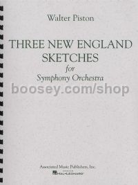 Three New England Sketches (Full Score)