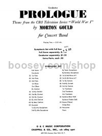 Prologue (From World War I) - Concert Band (Condensed Score)