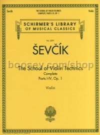 The School Of Violin Technics Complete Op1