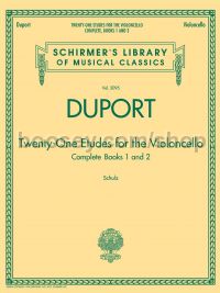21 Etudes for Violoncello Complete (Books 1 & 2)