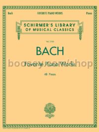 Bach Favorite Piano Works