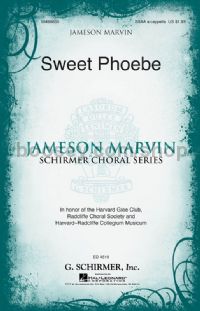 Sweet Phoebe (Arr. Marvin Jameson) - SSAA