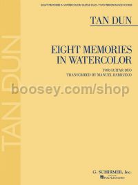 Eight Memories In Watercolor (Arr Barrueco Manuel) (Guitar Duet)