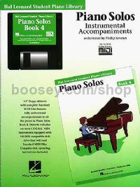 Hal Leonard Student Piano Library: Piano Solos Instrumental Accompaniments 4 (General MIDI)