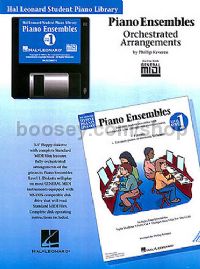 Hal Leonard Student Piano Library: Piano Ensembles Orchestrated 1 (General MIDI)