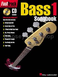 Fast Track Bass 1 Songbook (Book & CD)