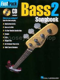 Fast Track Bass 2 Songbook (Book & CD)