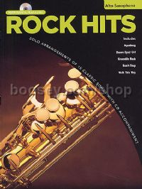 Rock Hits Instrumental Playalong Alto Sax (Book & CD)