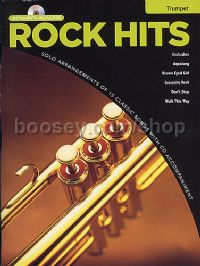 Rock Hits Instrumental Playalong Trumpet (Book & CD)