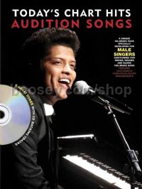 Audition Songs For Male Singers: Today's Chart Hits (Bk & CD)