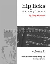 Hip Licks for Saxophone, Book 2 (+ 4 CDs)